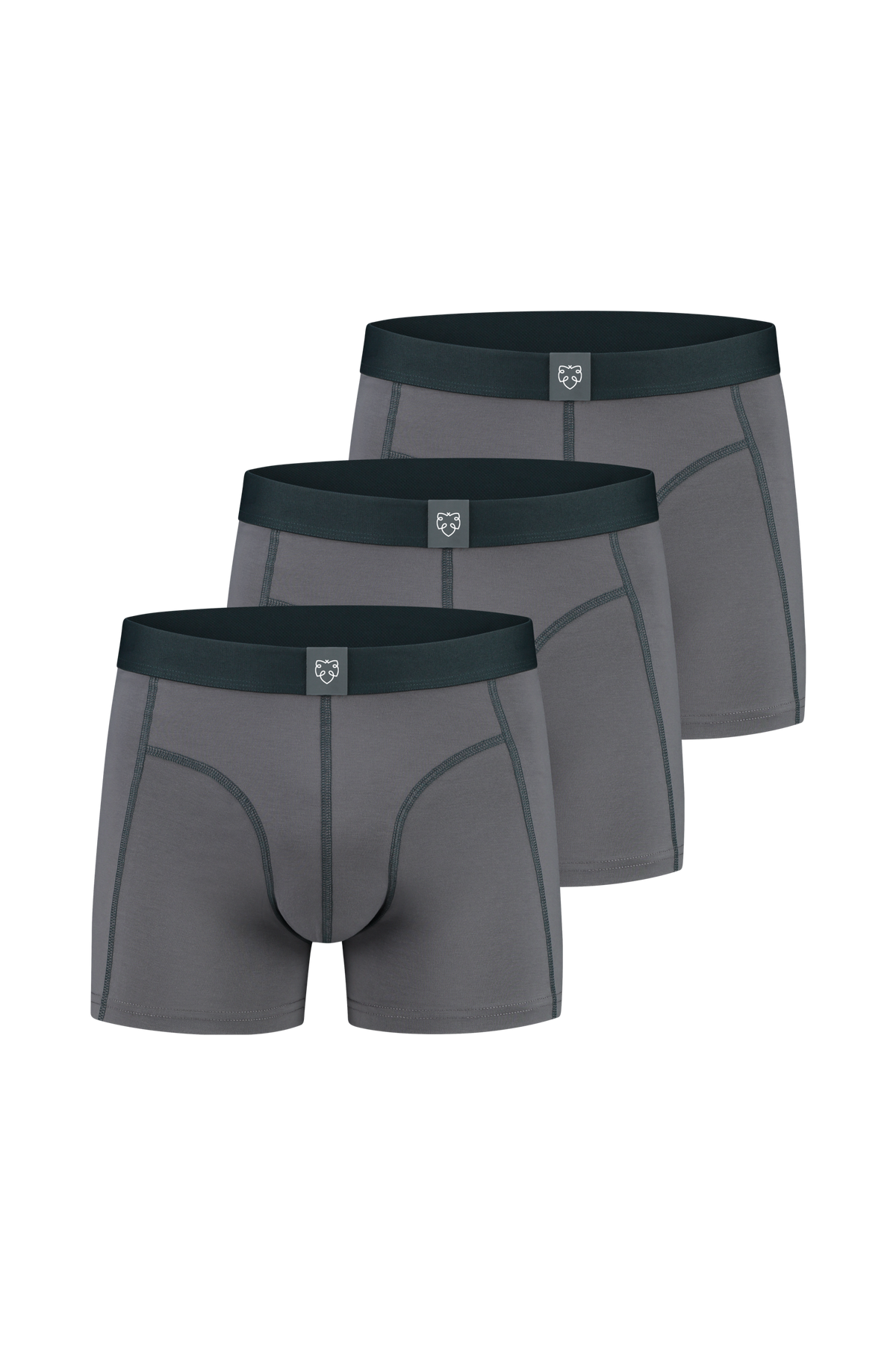 Heren ACE Boxershort 3P Grijs Koert