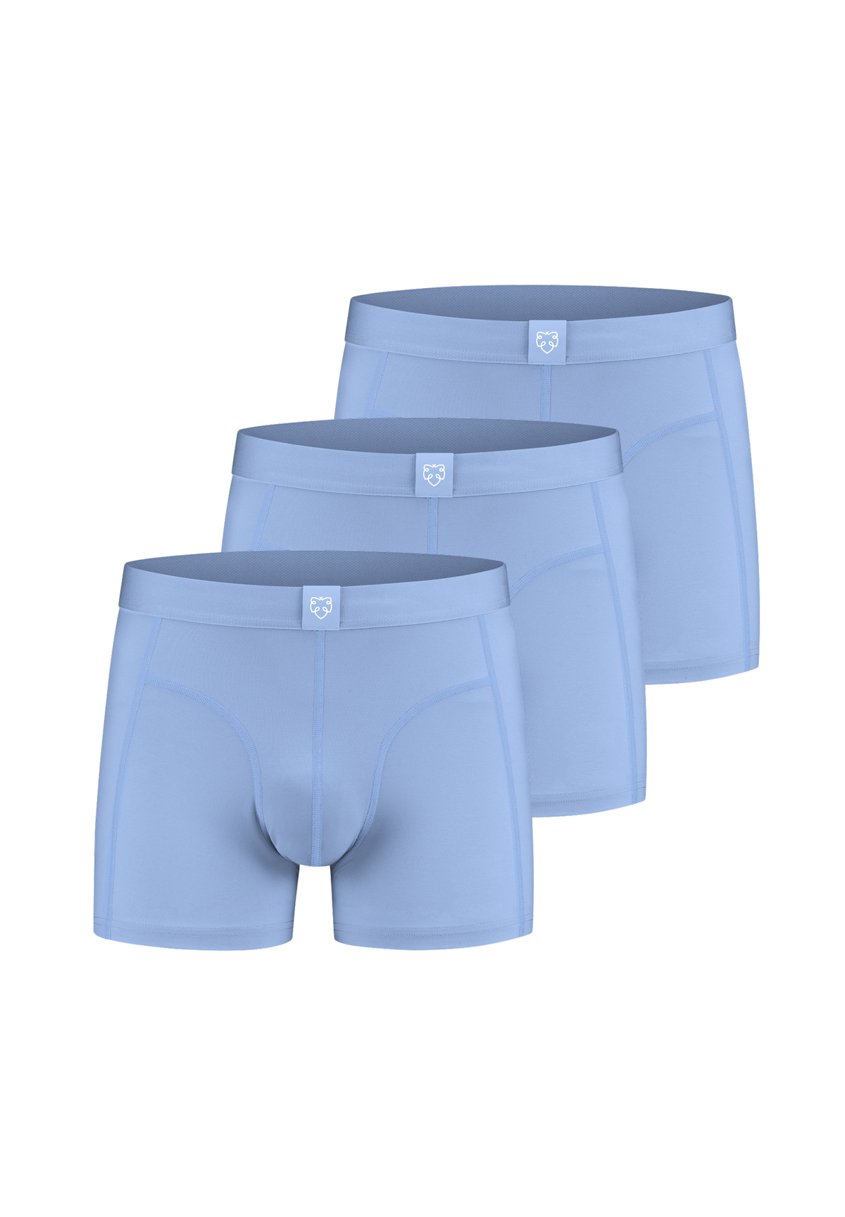 ACE Boxershort 3P Lichtblauw
