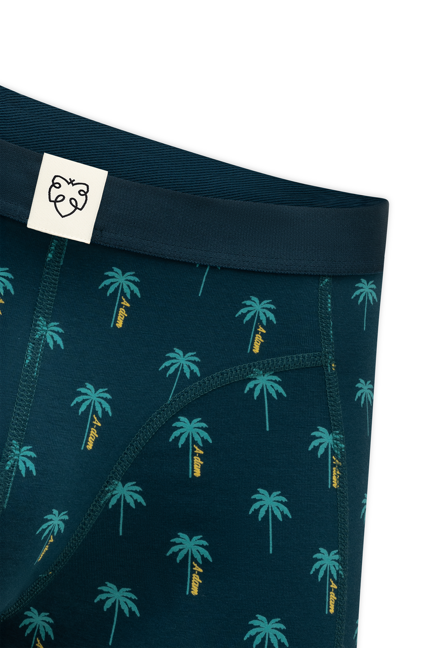 A-dam Palms & Dark Navy Solid 3-Pack