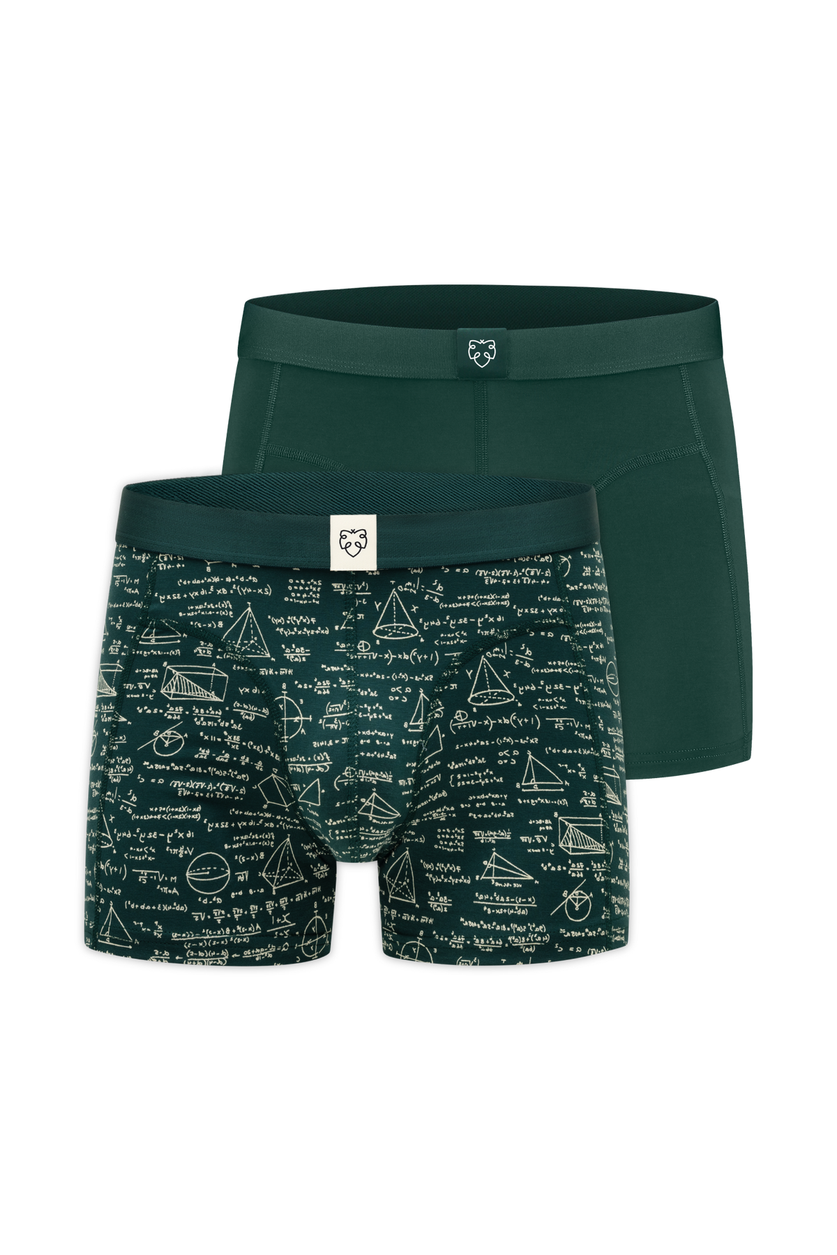 ACE Boxer short 2P Green Maths_Green