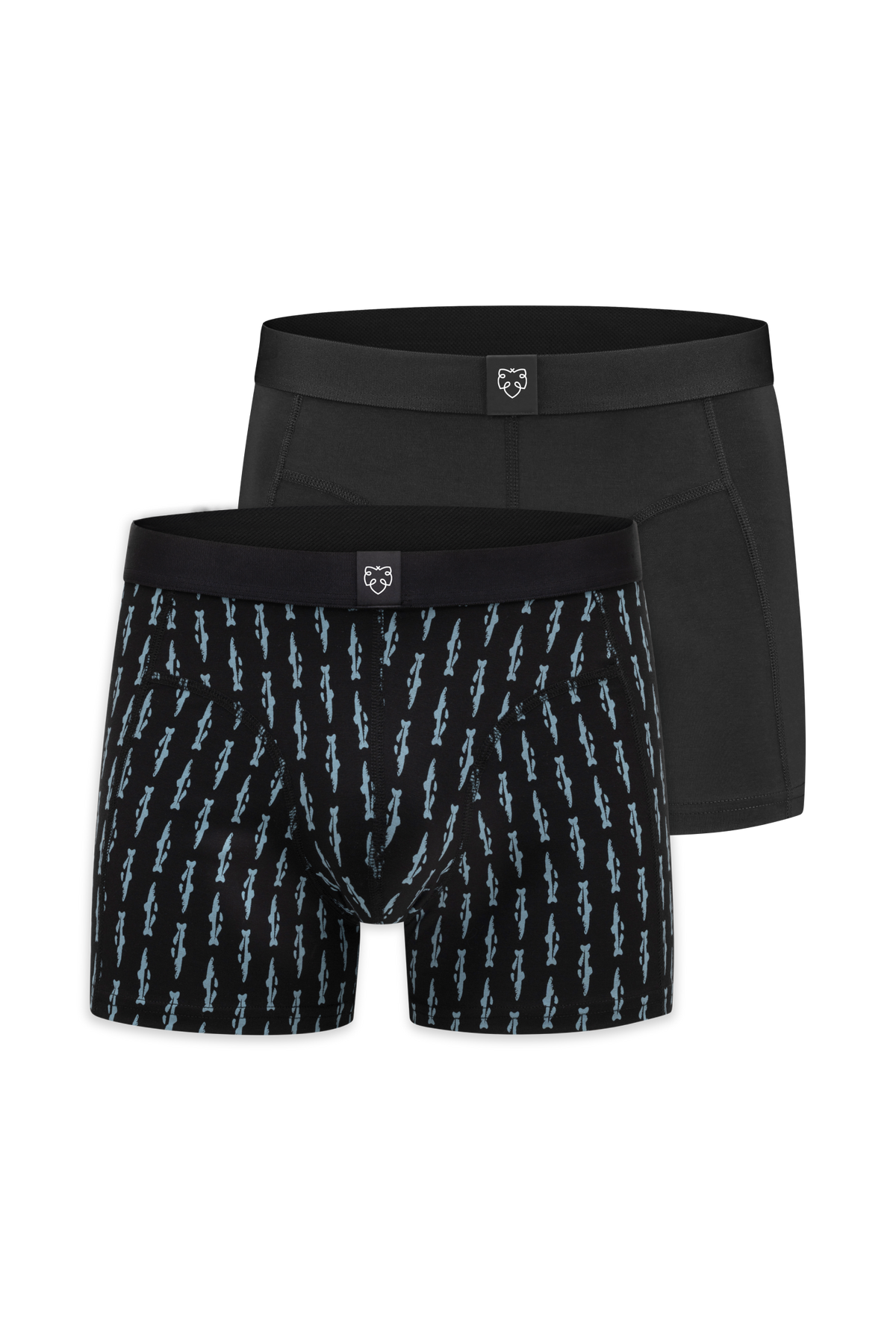 ACE Boxer short 2P Black Trouts _ Black