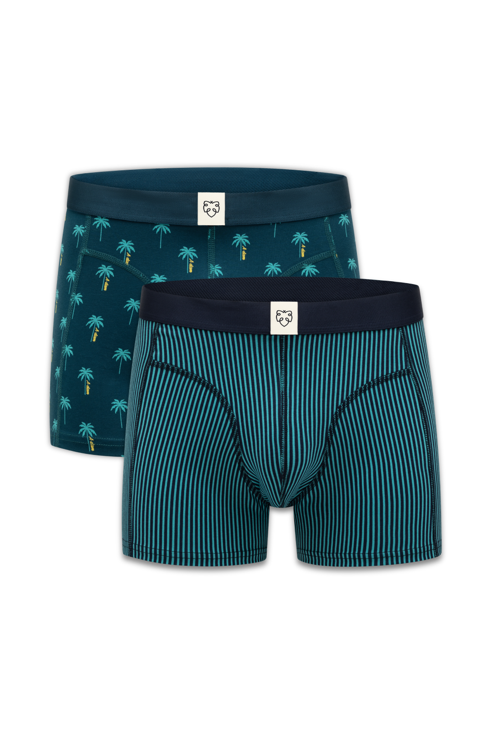A-dam Palms & Twotone Stripe 2-Pack