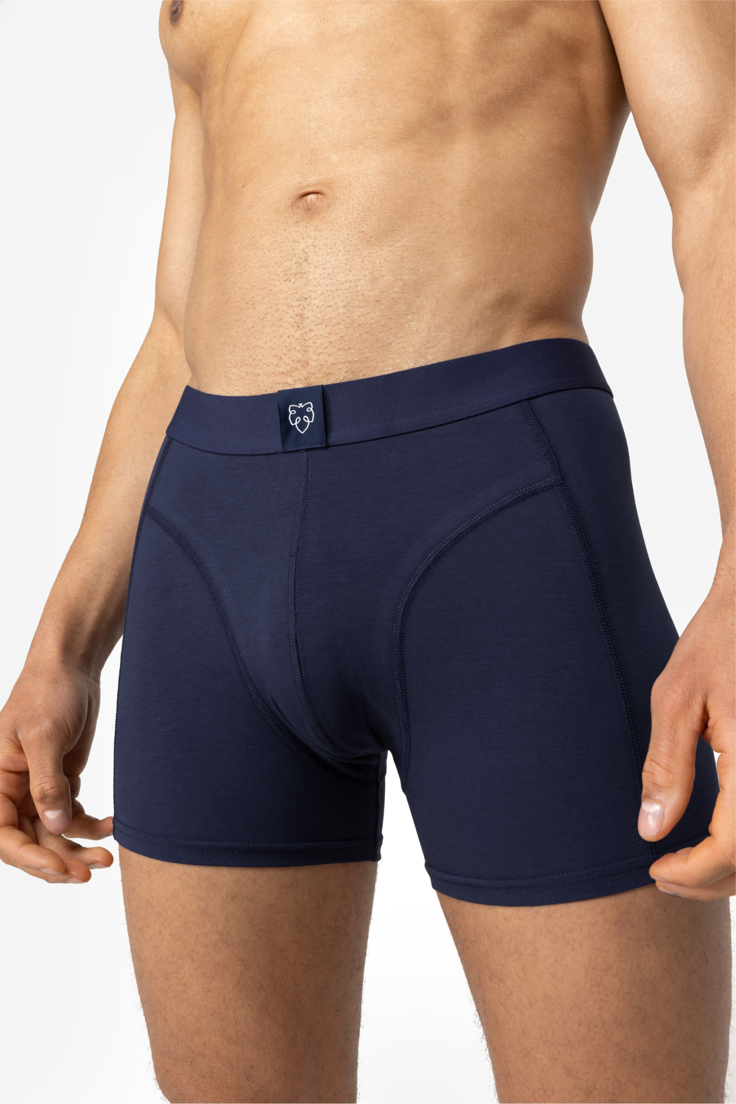 Men ACE Boxer short 7P Dark Navy Solid